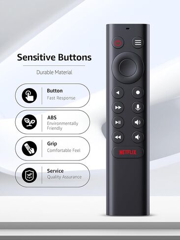 Replacement for Nvidia Shield Remote Control with Voice Search, Backlit Buttons, Customizable Menu Buttons (NO Battery) in Saudi Arabia