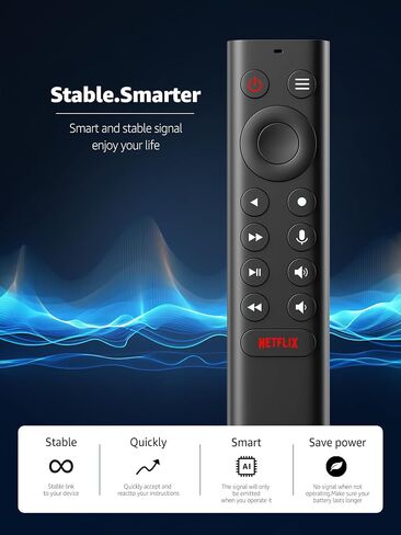 Replacement for Nvidia Shield Remote Control with Voice Search, Backlit Buttons, Customizable Menu Buttons (NO Battery) in Saudi Arabia