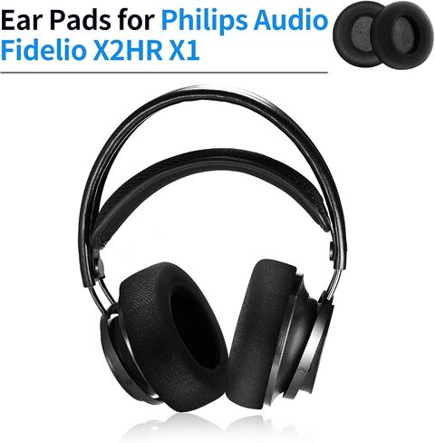 Replacement Ear Pads for Philips Audio Fidelio X2HR X1 Headphones/Philips Fidelio X3 Wired Headphones Ear Cushions Cover (for Philips Fidelio X3 Wired) in Saudi Arabia