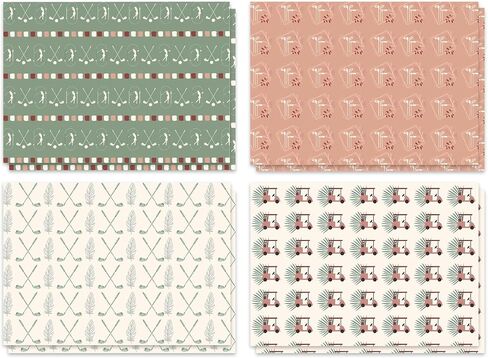 NARCSCHICHU Fall Wrapping Paper Wildflower Gift Wrap - 6 Sheet Fall Floral Gift Wrapping Paper for Thanksgiving Fall Mothers Day Wedding - 20 x 28 Inches Per Sheet in Saudi Arabia