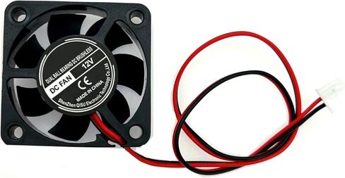 JZK 40x40x10 مم 2pin DC 12V مروحة تبريد صامتة صغيرة مع أسلاك، 4010 مروحة تبريد صغيرة هادئة 40 مم، 4 سم 12 فولت مروحة DC بدون فرش، مروحة طابعة ثلاثية الأبعاد مع كابل وموصل in Kuwait