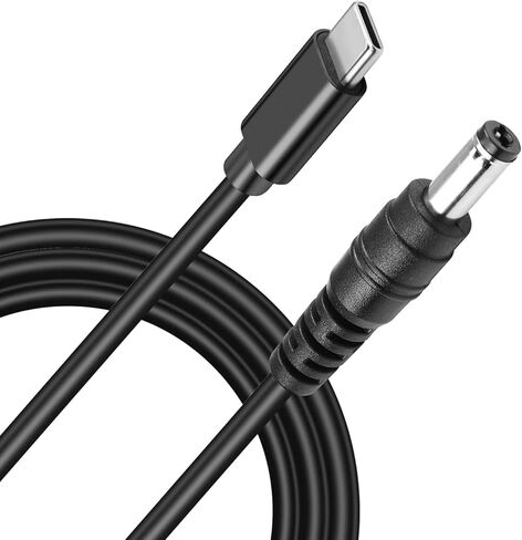 موصل USB C إلى DC، محول USB C DC 5 فولت 12 فولت 20 فولت 5.5 × 2.1 مم مصنوع لبنك الطاقة، مصباح مكتب LED، مروحة صغيرة، Starlink Mini، طاقة شمسية قابلة للطي (USB C إلى 5.5x2.1 مم - كابل 1.5 متر) in Kuwait