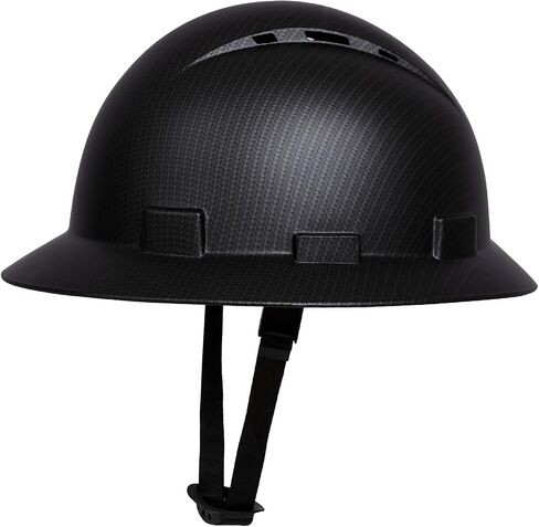 Full Brim Hard Hat Carbon Fiber Design 6 Point Adjustable Ratchet Suspension OSHA Approved ABS Work Helmet for Men&Women ANSI Z89.1 TYPE I CLASS C in Saudi Arabia
