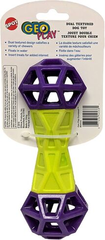 SPOT Geo Play Dual Texture Dog Toy Dumbbell in Saudi Arabia