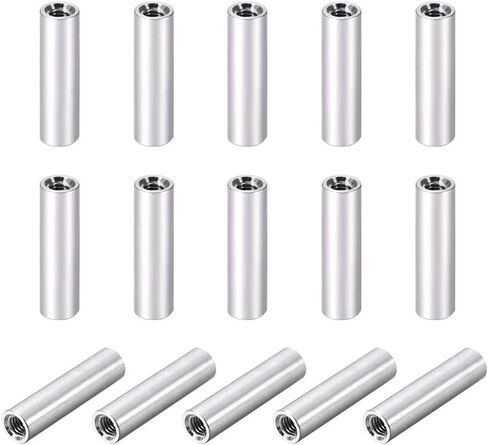 uxcell 15 Pcs M3x15mm Round Aluminum Standoff Column Spacer Female Black for Drone FPV Quadcopter Racing RC Multirotors Parts DIY in Kuwait