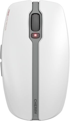 CHERRY Stream Desktop - Wireless Keyboard and Mouse Combo - US Layout - QWERTY Keyboard (White) in Saudi Arabia