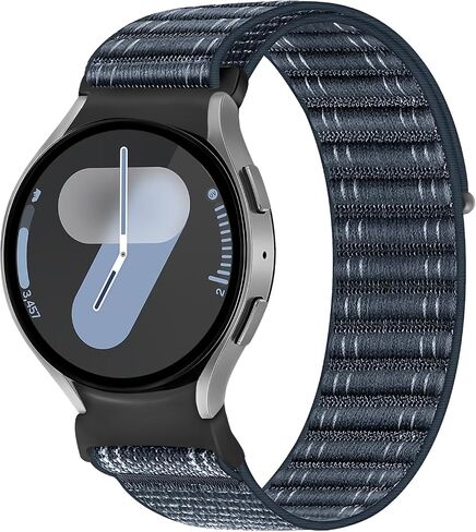 Fabric Band for Samsung Galaxy Watch 7 Band 40mm 44mm,Soft Nylon Bands for Galaxy Watch 6 5 4 FE Band 40mm 44mm/Galaxy Watch 6/4 Classic 47mm 43mm 46mm 42mm/5 pro 45mm Men Women,No Gap Sport Strap Wristband in Kuwait