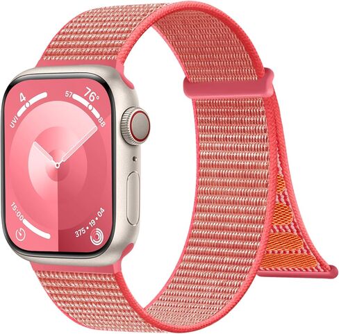 أحزمة رياضية من النايلون متوافقة مع أحزمة ساعة Apple للنساء 40 مم 44 مم 45 مم 38 مم 41 مم 42 مم 46 مم 49 مم للرجال، أشرطة مضفرة قابلة للتعديل لسلسلة iWatch 10/9/8/7/6/5/4/SE/Ultra (Dragon) in Saudi Arabia