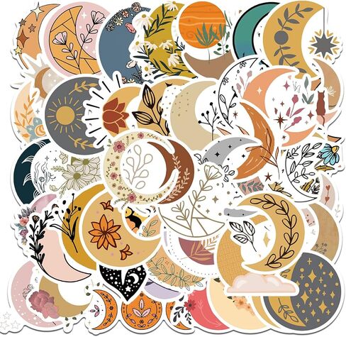 100 قطعة من ملصقات الزهور كوكبة علامات زودياك الزهور الشارات الفينيل ملصقات الزهور المقاومة للماء للمراهقين والبالغين زجاجة مياه للكمبيوتر المحمول لوح التزلج سجل القصاصات قارورة مائية للأطفال المراهقين ديكورات يدوية (زهور كوكبة) in Kuwait