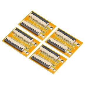 MECCANIXITY FFC FPC Extension Board PCB Extend Zip HDD Connector 15 Pin 1mm Pitch Single Side for LCD 3D Printer Camera DVD TV Laptop Pack of 4