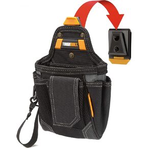 ToughBuilt - Carpenter Pouch with a Tiered Design 10 Pockets - Polyester 87%, PE Board 2%, Metal 5%, Webbing 5%, TPR Logo 1% - Easy to Use, Durable and Heavy Duty - (TB-201)