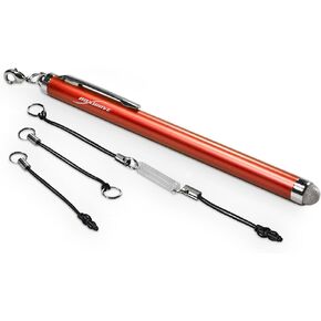BoxWave Stylus Pen Compatible with Kindle Fire (1st Gen 2011) - EverTouch Capacitive Stylus, Fiber Tip Capacitive Stylus Pen - Bold Orange