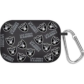 GAME TIME Las Vegas Raiders HD Case Cover Compatible with Apple AirPods Pro (Stripes)