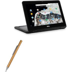 BoxWave Stylus Pen Compatible with Dell Chromebook 11 2-in-1 3100 (P30T) - FineTouch Capacitive Stylus, Super Precise Stylus Pen - Champagne Gold
