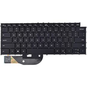 لوحة مفاتيح بديلة بإضاءة خلفية لجهاز Dell XPS 15 9500 9510 9520 9530، XPS 17 9700 9710 9720 9730، Precision 5550 5560 5750 5760 Series Laptop، XPS 9500 9700 لوحة مفاتيح بديلة بتصميم أمريكي in Kuwait