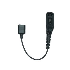 Walkie Talkie Earpiece Mic Audio Adapter Cable to 2 Pin K Plug Converter for Motorola MTP850 MOTOTRBO XPR6550/6350/7550/7550e/7580/7380/7350