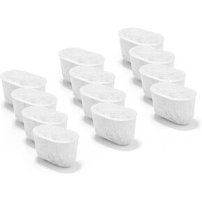 12 Nispira Replacement Activated Charcoal Water Filters for Beautiful 14-Cup Programmable Drip Coffee Maker by Barrymore