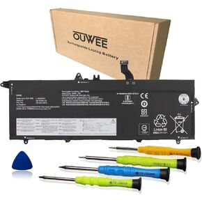 L18M3PD1 Laptop Battery Compatible with Lenovo ThinkPad T14S T490S T495S Series L18C3PD1 L18L3PD1 L18M3PD2 L18C3PD2 02DL013 02DL014 02DL015 02DL016 5B10W13909 SB10T83152 11.58V 57Wh 4922mAh