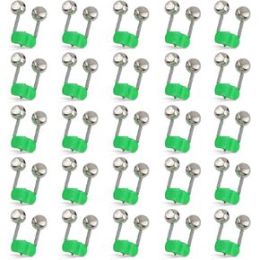 25 PCS Fishing Bell Fishing Rod Bells, Fishing Alarm Dual Alert Bells for Rods, Sea Fishing Night Fishing Alarm Bells Clips for All Kinds of Outdoor Fishing in Saudi Arabia