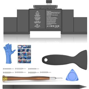 A1398 Battery Replacement, A1417 Battery for MacBook Pro 15 inch Early 2013 Mid 2012 Released Mac Version A1398 EMC 2673 2512 Model Identifier: MacBookPro10,1 Capacity 10.95V 95Wh 8460mAh