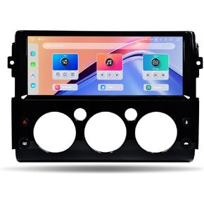 Dasaita Android 13 Radio for Toyota FJ Cruiser 2007-2018, 6GB+64GB, 12.3" QLED Touchscreen, Qualcomm 8 Core CPU, Built-in 4G Cellular, in-Dash Navigation, 2K Display