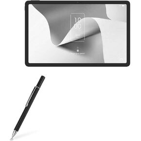 BoxWave Stylus Pen Compatible with TCL NxtPaper 11 - FineTouch Capacitive Stylus, Super Precise Stylus Pen - Jet Black