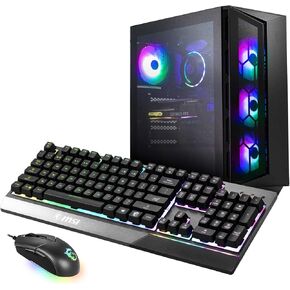 MSI Aegis R 10SC-017US High-End Full Tower Desktop Intel Core i7-10700F Processor RTX 2060Super 8GB GDDR6 16GB DDR4 1TB HDD 512GB SSD WiFi 6 Windows 10 Home VR Ready