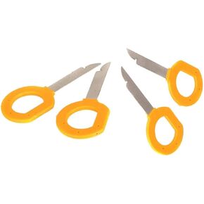4 Car Stereo Radio Removal Tools Keys Compatible with VW - SEAT - Audi - Skoda - Ford