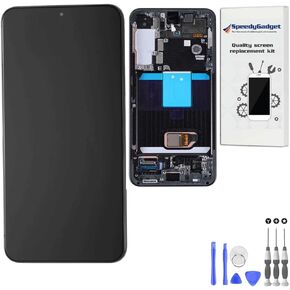 [Original Quality] S22 Screen Replacement for Samsung Galaxy S22 6.1" AMOLED Display Touch Screen Digitizer with Phantom Black Frame – LCD Replacement