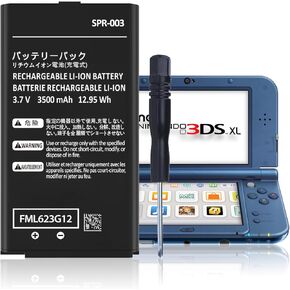 SPR-003 Battery, 𝙐𝙥𝙜𝙧𝙖𝙙𝙚𝙙 3500mAh 0 Cycle Replacement Battery for Nintendo 3DS XL SPR-003 Game Console XL/LL RED-001