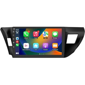 Android 13 Car Radio for Toyota Corolla 2014-2016 Built in Carplay/Android Auto,2G RAM 32G ROM with WiFi GPS Navigation Bluetooth Steering Wheel Control