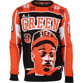 FOCO NFL Unisex-Adult Player Portrait Ugly Sweater