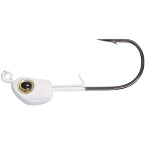 Owner American 5150W-033 Ultrahead Inshore Jighead, 3/16 oz, 3/0 Hook, White