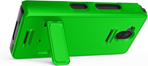 Case Compatible with Sonim XP10 (XP9900), Shell Case and Belt Clip Holster Combo with Handstrap, Kickstand and Screen Protector (Lime Green) in Saudi Arabia
