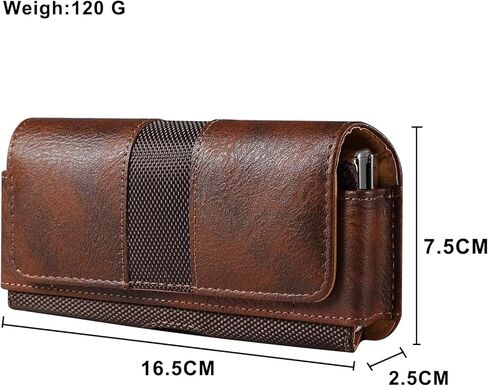 حامل مشبك حزام للهاتف الخلوي من الجلد للرجال متوافق مع Samsung Galaxy Z Fold 6/Z Fold 5/Z Fold 4/Z Fold 3/Z Fold 2/Z Fold 5G، حزمة خصر للهاتف الخلوي من الجلد وحقيبة يد وحقيبة يد ومحفظة in Kuwait