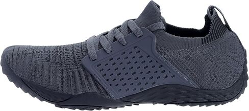 WHITIN Men's Trail Running Shoes Minimalist Barefoot Zero Drop Sneakers Wide Width Size 14 Toe Box Gym Workout Fitness Breathable Brown Gum 48 in Saudi Arabia