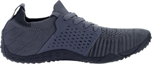 WHITIN Men's Trail Running Shoes Minimalist Barefoot Zero Drop Sneakers Wide Width Size 14 Toe Box Gym Workout Fitness Breathable Brown Gum 48 in Saudi Arabia