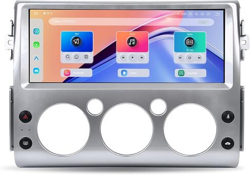 Dasaita Android 13 Radio for Toyota FJ Cruiser 2007-2018, 6GB+64GB, 12.3" QLED Touchscreen, Qualcomm 8 Core CPU, Built-in 4G Cellular, in-Dash Navigation, 2K Display in Kuwait