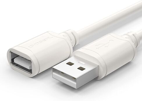 3.3Feet USB 2.0 A-Male to A-Female Extension Cable for Webcam, Gamepad, USB Keyboard, Flash Drive, Hard Drive, Printer in Saudi Arabia