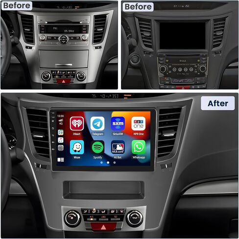 ترقية ستيريو 2G+64G Android 13 لسيارة Subaru Legacy/Outback 2010-2014 Wireless Carplay Android Auto 9 بوصة راديو تعمل باللمس مع FM RDS EQ Mirror Link Canbus كاميرا احتياطية وميكروفون in Saudi Arabia