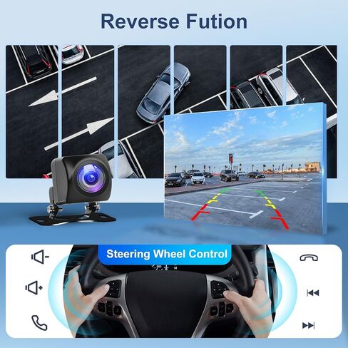 2+64G- لسيارة Chevy Silverado 2014-2018 GMC Sierra Radio مع Carplay اللاسلكي/Android Auto، Android Car Stereo 9 بوصة تعمل باللمس GPS Navigation WiFi Bluetooth FM/RDS Mirror Link SWC كاميرا احتياطية in Saudi Arabia