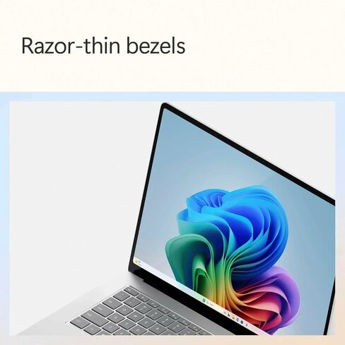 كمبيوتر محمول Microsoft Surface 7 Copilot+ PC، شاشة لمس HDR مقاس 15 بوصة، معالج Qualcomm Snapdragon X Elite ذو 12 نواة، معالج رسوميات Qualcomm Adreno، ذاكرة وصول عشوائي سعتها 16 جيجابايت، محرك أقراص SSD سعة 256 جيجابايت، شبكة WiFi 7، إضاءة خلفية، محور 11  in Saudi Arabia