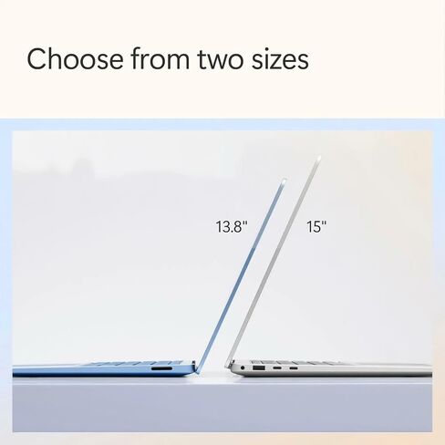 كمبيوتر محمول Microsoft Surface 7 Copilot+ PC، شاشة لمس HDR مقاس 15 بوصة، معالج Qualcomm Snapdragon X Elite ذو 12 نواة، معالج رسوميات Qualcomm Adreno، ذاكرة وصول عشوائي سعتها 16 جيجابايت، محرك أقراص SSD سعة 256 جيجابايت، شبكة WiFi 7، إضاءة خلفية، محور 11  in Saudi Arabia