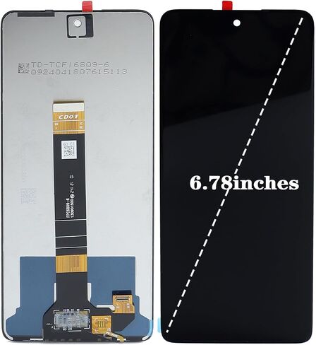 for TCL 50 XL 5G T702W LCD Display Touch Screen Digitizer Assembly Frame 6.78" (with Frame) in Kuwait