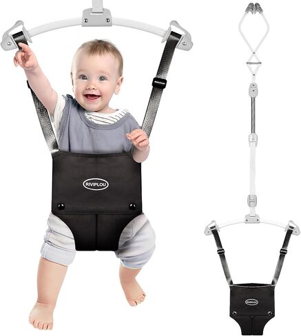 Baby Doorway Jumpers, Sturdy Johnny Jumper Adjustable 10.8"-23.6" Strap, Soft Baby Seat Bag, Protable Doorway Jumper for Baby in Saudi Arabia