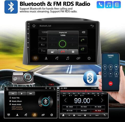2G+64G Android 13 راديو السيارة ستيريو لسيارة جيب جراند شيروكي 2004 2005 2006 2007 مع Carplay اللاسلكي Android Auto 10.1 بوصة شاشة تعمل باللمس ستيريو السيارة مع بلوتوث HiFi GPS Navigation WiFi FM كاميرا احتياطية in Saudi Arabia