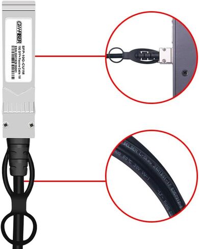 كابل SFP كابل SFP+ DAC Twinax، كابل ألياف بصرية 10G SFP+ كابل توصيل مباشر 3 أمتار 30AWG متوافق مع Ci SCO SFP-H10GB-CU3M UC-DAC-SFP+ in Saudi Arabia