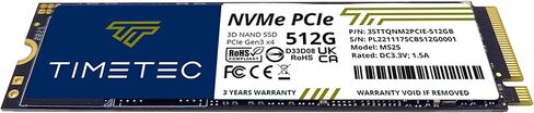 Timetec 2TB PCIe 4.0 White Heatsink Gaming SSD NVMe Phison E27T PCIe Gen4x4 M.2 2280 3D NAND TLC SLC Cache Read/Write Speed Up to 7,400/6,400 MB/s Internal Solid State Drive for PS5, PC Desktop in Saudi Arabia