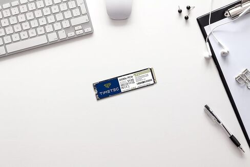 Timetec 2TB PCIe 4.0 White Heatsink Gaming SSD NVMe Phison E27T PCIe Gen4x4 M.2 2280 3D NAND TLC SLC Cache Read/Write Speed Up to 7,400/6,400 MB/s Internal Solid State Drive for PS5, PC Desktop in Saudi Arabia