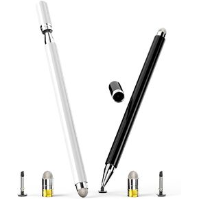 Stylus Pens for Touch Screens, Capacitive Pen High Sensitivity Disc Tip, Magnetism Cover Cap, Universal for Apple/iPhone/iPad pro/Mini/Air/Android/Microsoft and Other Touch Screens